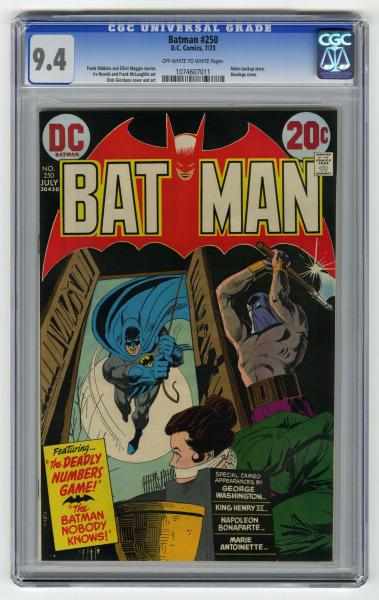 Appraisal: Batman CGC D C Comics Frank Robbins and Elliot Maggin