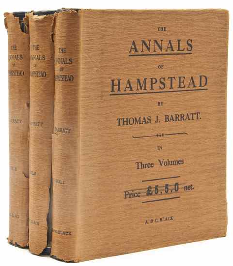 Appraisal: Barratt Thomas J The Annals of Hampstead vol one of