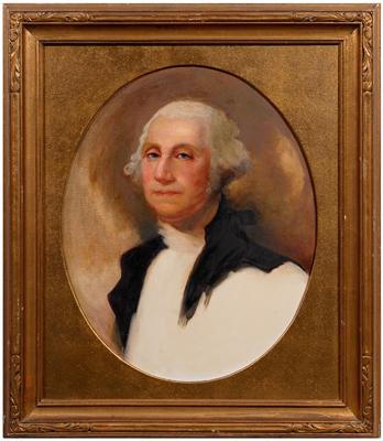 Appraisal: George Washington after Stuart after the Athenaeum portrait by Gilbert