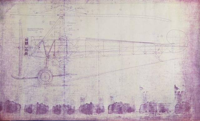 Appraisal: A QUANTITY OF COPIES OF BLUE PRINTS OF BI-PLANES AND