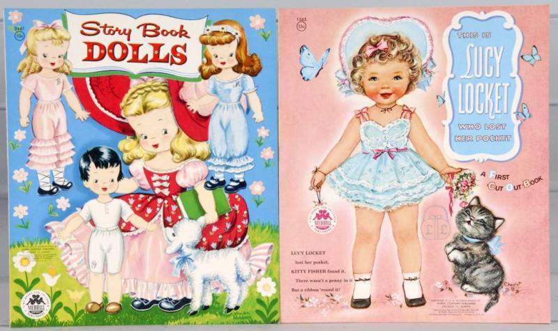 Appraisal: Lot of Merrill Paper Doll Sets Description Circa s Uncut