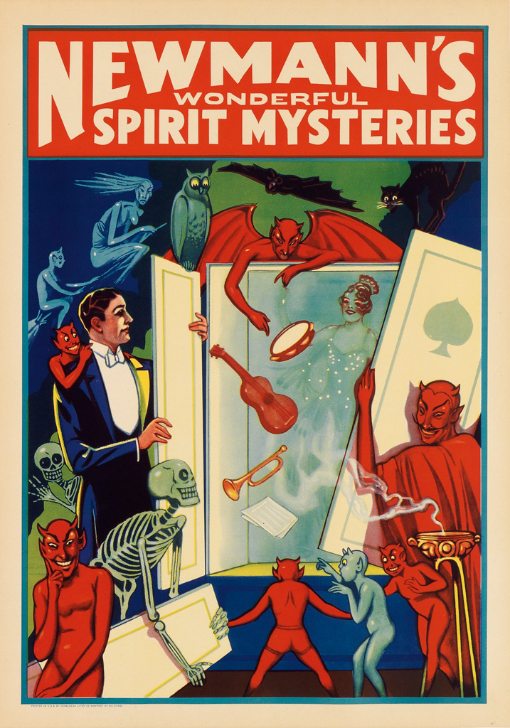 Appraisal: DESIGNER UNKNOWN NEWMANN'S WONDERFUL SPIRIT MYSTERIES x inches x cm