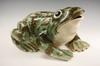 Appraisal: TERRA COTTA GARDEN ORNAMENT - Weller Pottery Frog in green