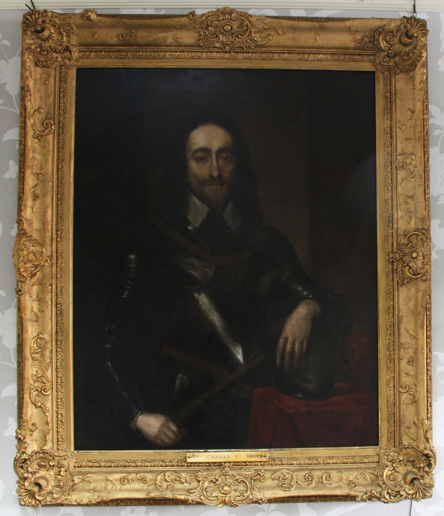 Appraisal: After Van Dyck Portrait of Charles I oil on canvas