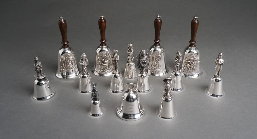 Appraisal: Collection of Gorham and Other Silverplate Bells