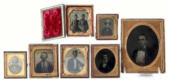 Appraisal: Ambrotypes of Confederate brothers Simeon and Thomas Asbury mid th