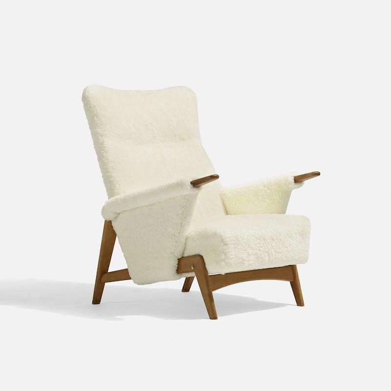 Appraisal: Arne Hovmand-Olsen lounge chair model Arne Hovmand-Olsen lounge chair model