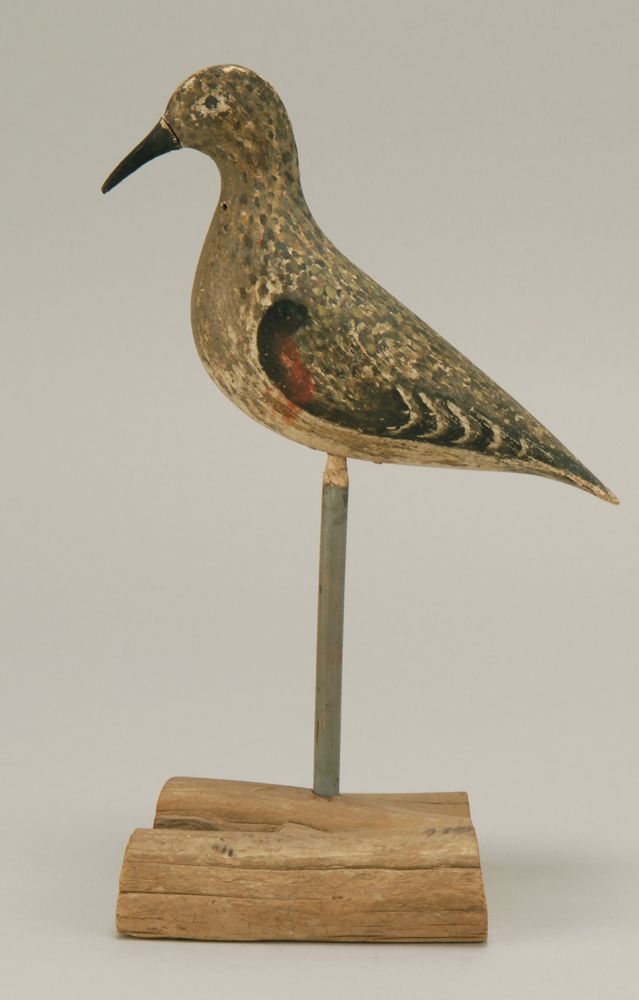 Appraisal: GOLDEN PLOVER DECOY New England Circa With painted eyes and