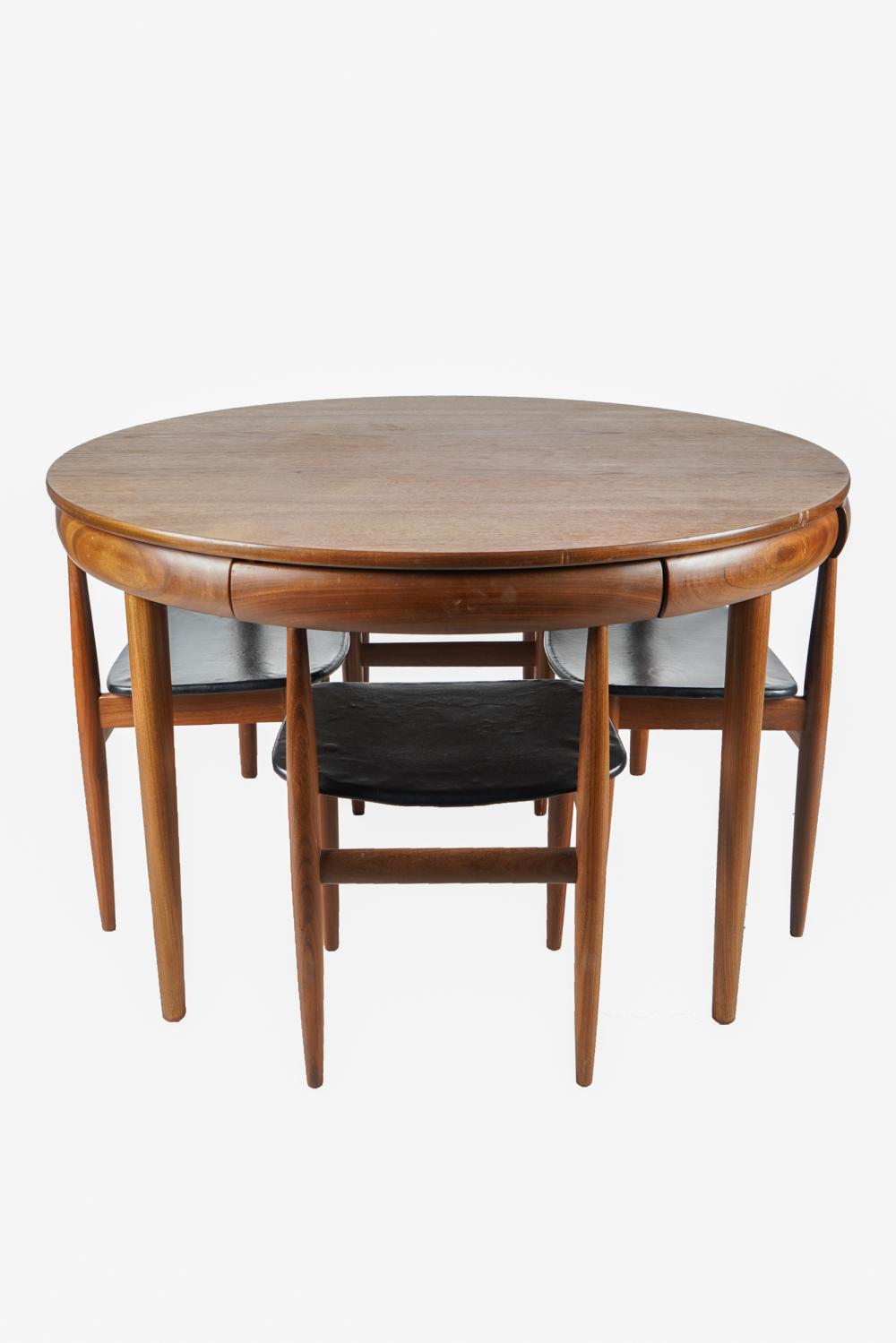 Appraisal: FREM ROJLE DANISH MODERN TEAK DINING SETsigned to underside of