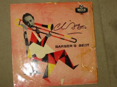 Appraisal: An LP record Barbers Best autographed by Chris Barber with