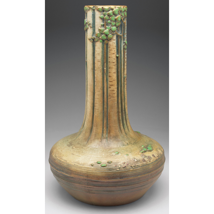 Appraisal: Amphora vase designed by PaulDachsel large form with bulbous bottom