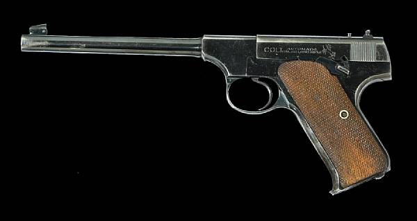 Appraisal: A pre-war Colt Woodsman Target semi-automatic pistol Serial no for