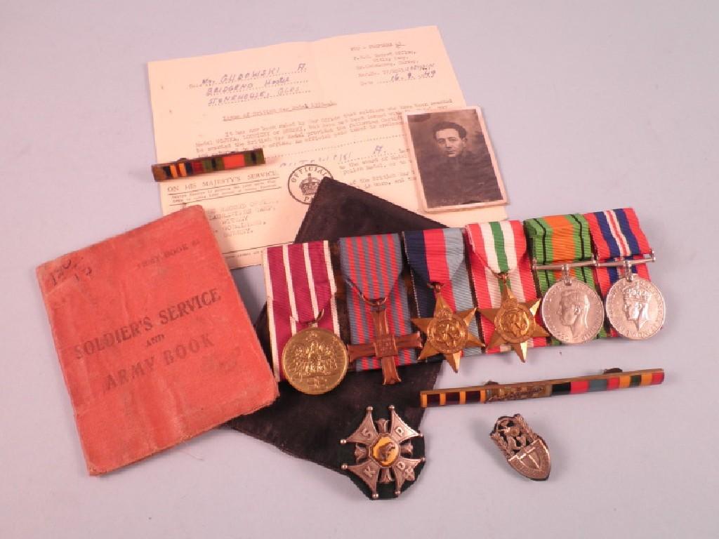 Appraisal: A group of medals probably awarded to a Aleksander Gudowski