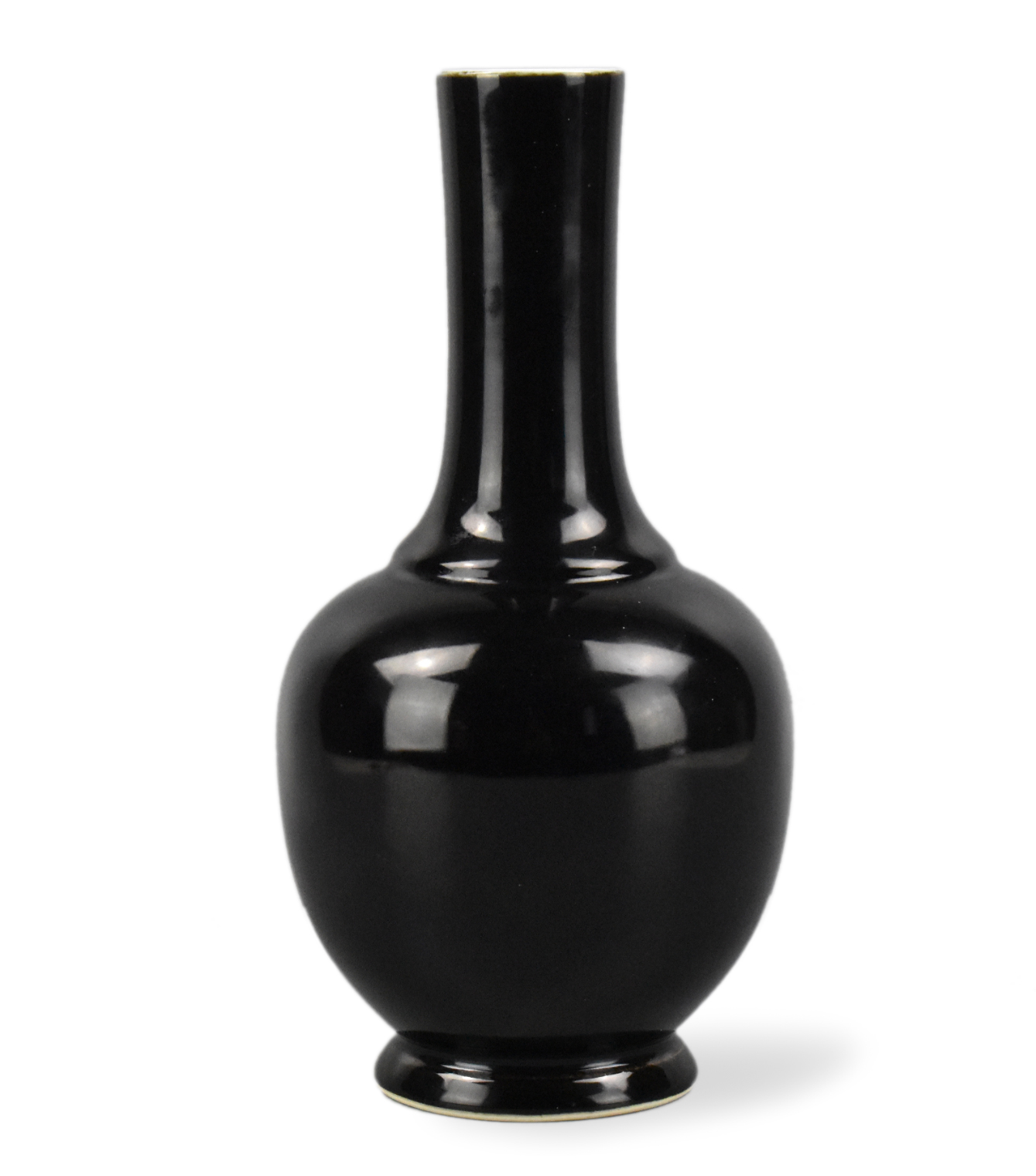 Appraisal: A Chinese black glazed vase dating from the th century