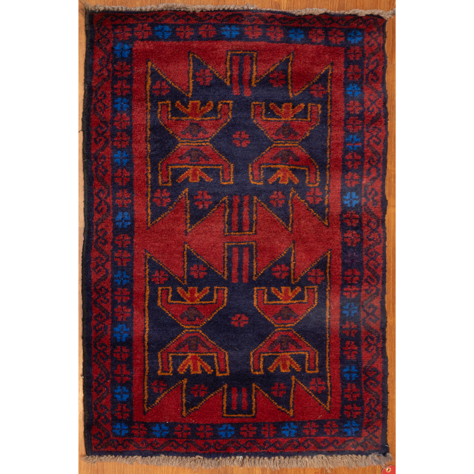 Appraisal: BALOUCH RUG AFGHANISTAN X Fourth quarter- th century hand-knotted wool