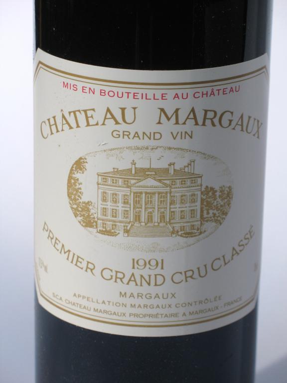 Appraisal: NINE BOTTLES OF CHATEAU MARGAUX all levels into neck -