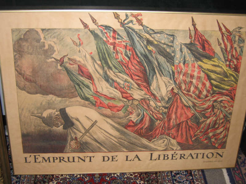 Appraisal: ABEL FAIVRE FRENCH - L'EMPRUNT DE LA LIBERATION color lithographic