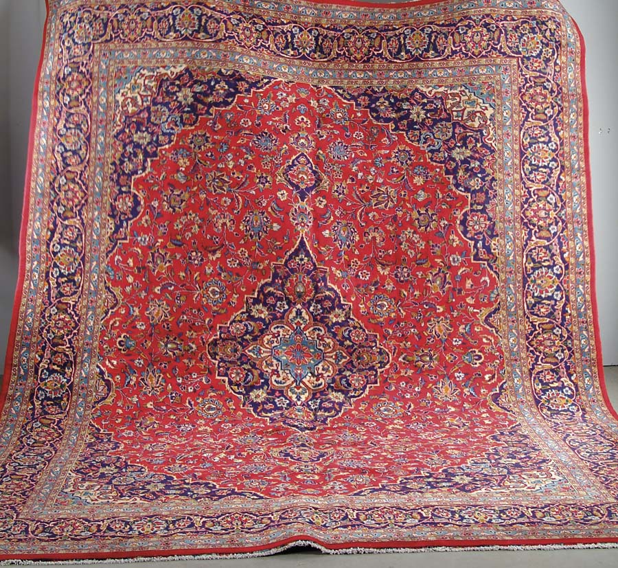 Appraisal: KASHAN ORIENTAL RUG Mid to late th Century Colorful rug