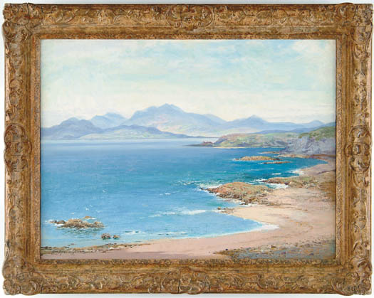 Appraisal: GEORGE MELVILLE RENNIE Scottish - BEN CRUACHAN FROM MULL Oil