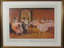 Appraisal: A Tom Keating limited edition print The Dancing Class signed