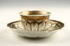 Appraisal: TEA BOWL AND SAUCER - Ca - Venice Vezzi tea