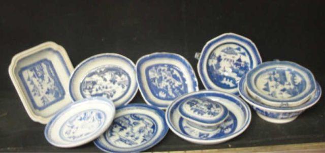 Appraisal: Lot of Assorted Canton Style Porcelain Includes bowls plates covered