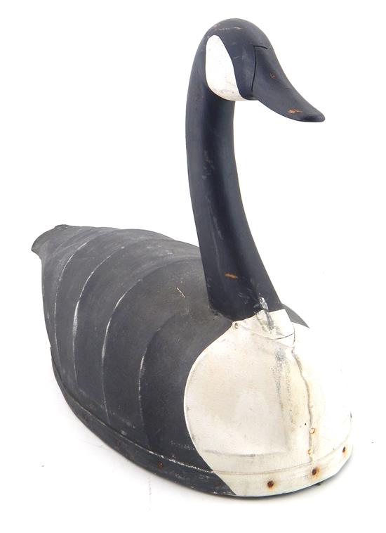 Appraisal: th C floating Canada goose decoy c probably from North