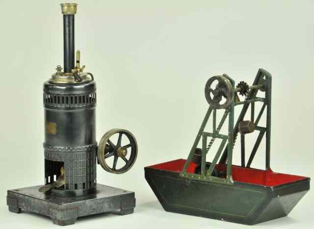 Appraisal: MARKLIN DREDGE WITH STEAM ENGINE w Steam engine Germany c