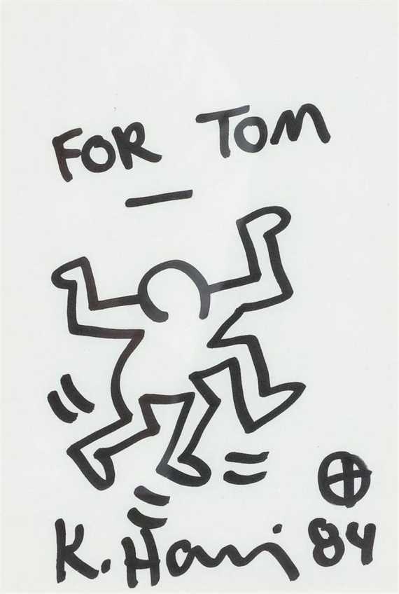 Appraisal: HARING KEITH Kutztown - New York For Tom Marker on