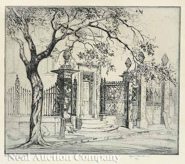 Appraisal: Elizabeth O'Neill Verner American Charleston - George Edwards Gate Charleston