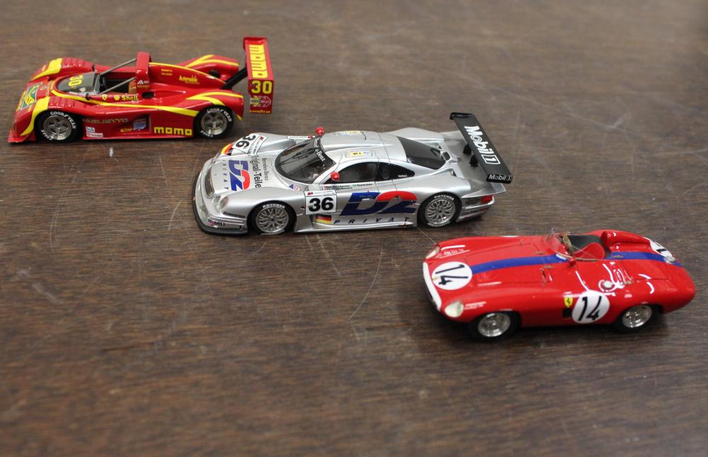 Appraisal: THREE SCALE MODEL CARS BBR Classic collection No Ferrari Monza