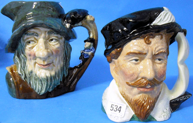 Appraisal: Royal Doulton Large Size Character Jugs Rip Van Winkle D