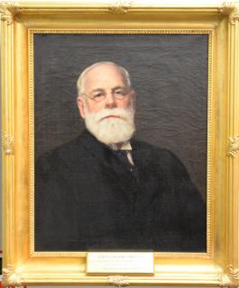 Appraisal: Attributed Mary Foote - Portrait of John Crosby Brown -