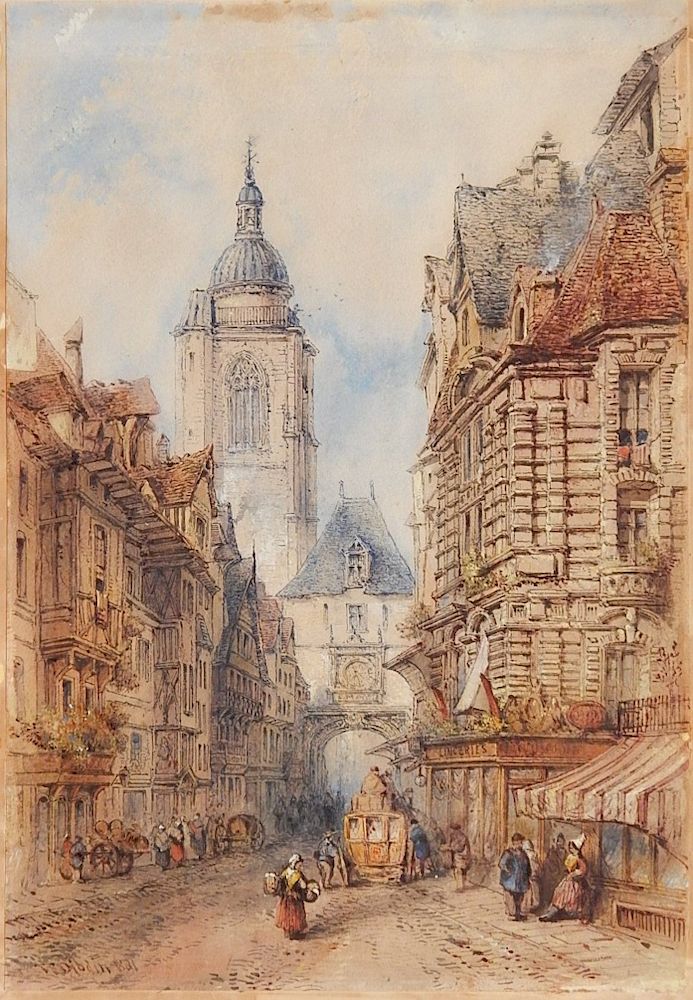 Appraisal: Thomas R C Dibdin watercolor Thomas R C Dibdin British