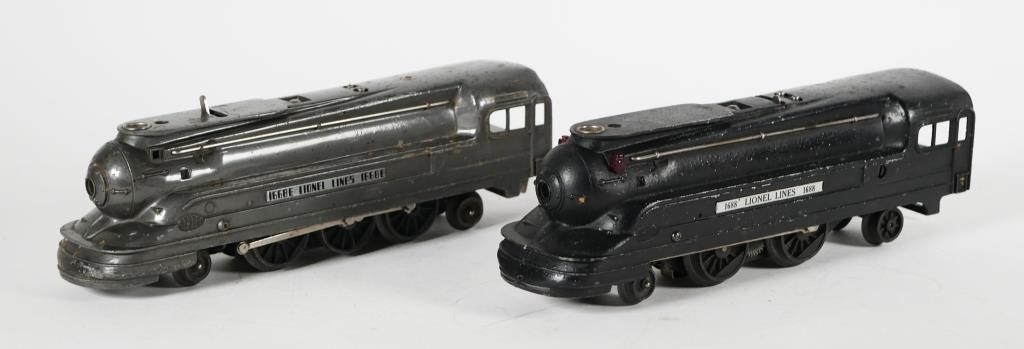 Appraisal: LIONEL LINES GAUGE ENGINESTwo Lionel train locomotives no - -