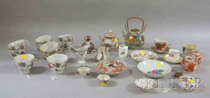 Appraisal: Group of Assorted Asian Porcelain including a variety of teacups