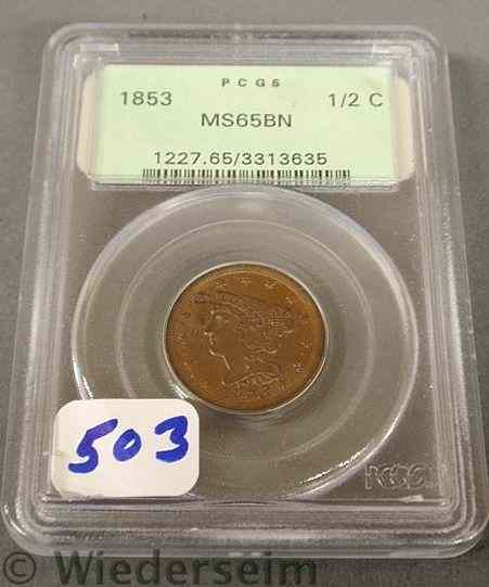 Appraisal: Half cent PCGS