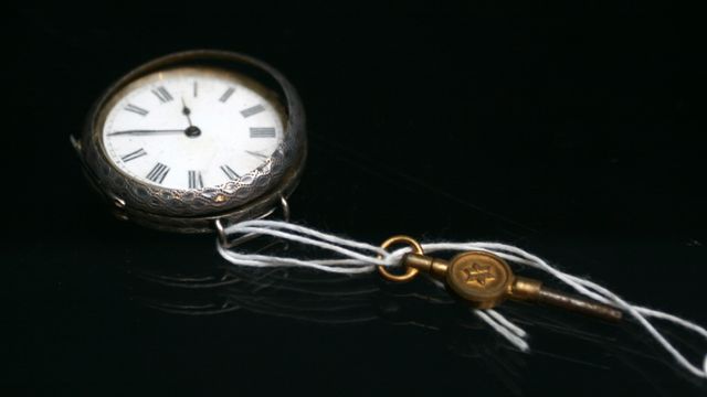 Appraisal: A Victorian wristwatch in sterling silver case together with original