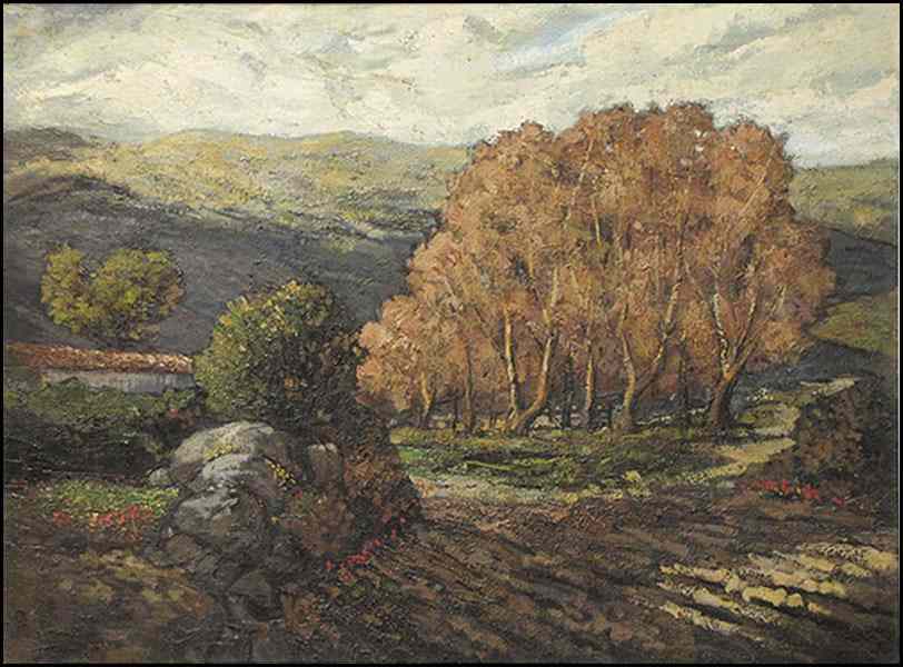 Appraisal: MANUEL ORTEGO FORNIES SPANISH B GREDOS LANDSCAPE Oil on canvas