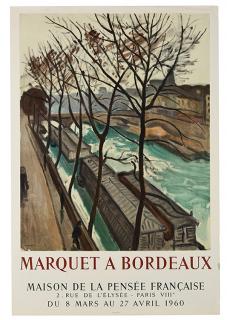 Appraisal: Exhibition Posters Mourlot Lot of Six Posters for Musee Pensee