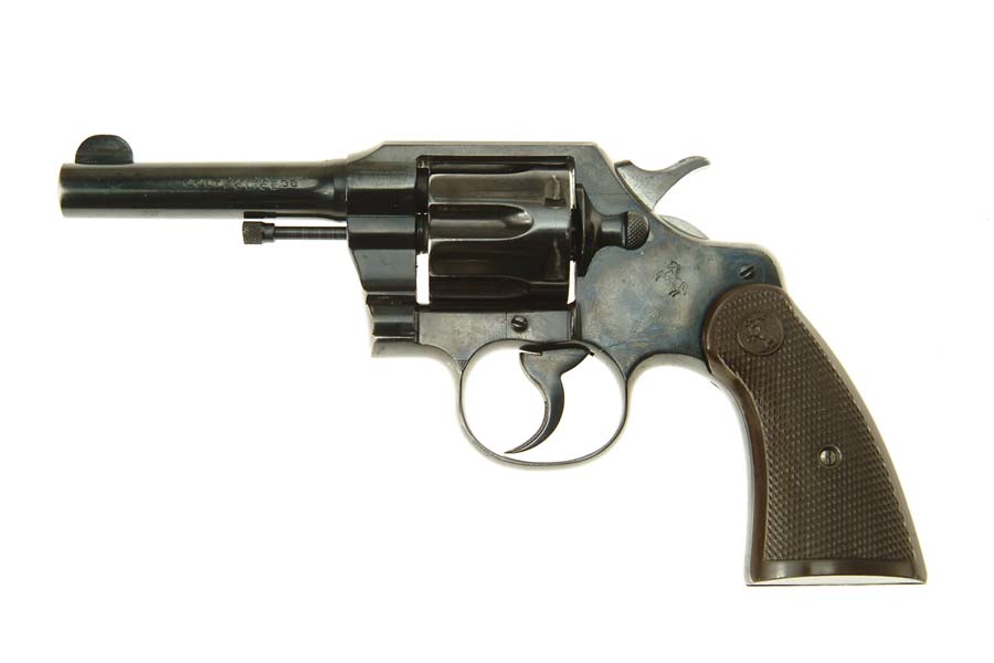 Appraisal: COLT OFFICIAL POLICE DA REVOLVER Cal Colt SN Blue finish