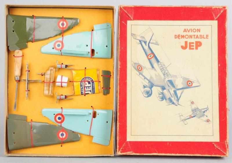 Appraisal: Tin Jep ME Civilian Airplane Constructor Set French Post-war Made