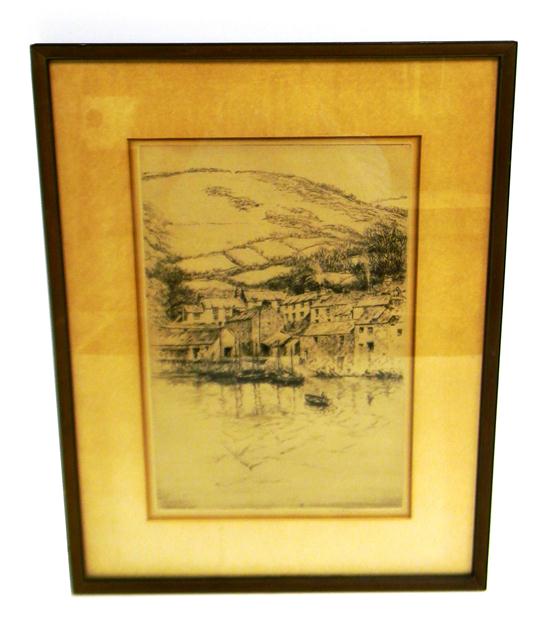 Appraisal: Kerr Eby American - Polhovio etching titled and dated in