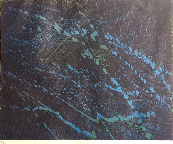 Appraisal: Stanley William Hayter Pelagic Forms BM Color etching and scraper