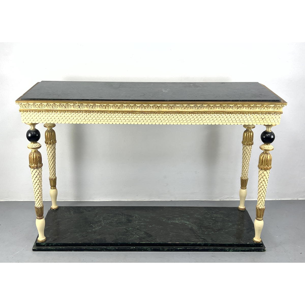 Appraisal: Neoclassical Style Marble Top Console in The Style Maison Jansen