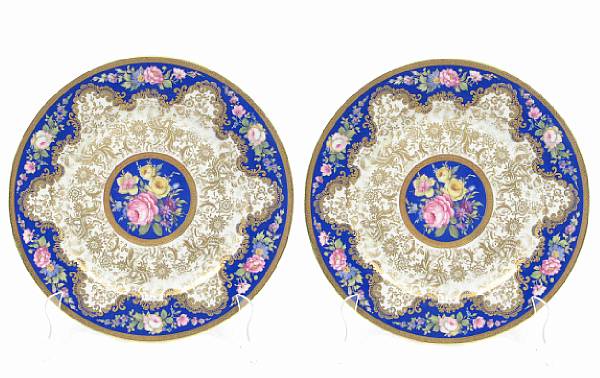 Appraisal: A set of twelve Rosenthal porcelain service plates diameter in