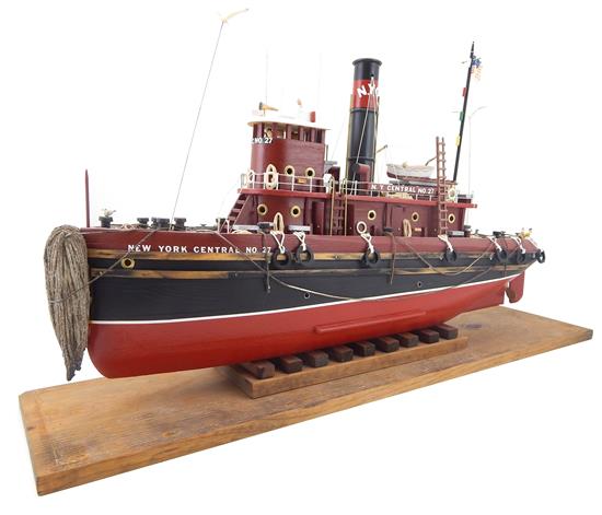 Appraisal: th C ship model of New York Central No single