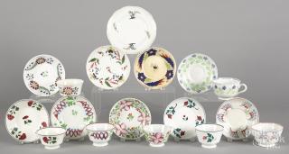 Appraisal: English porcelain cups and saucers th c