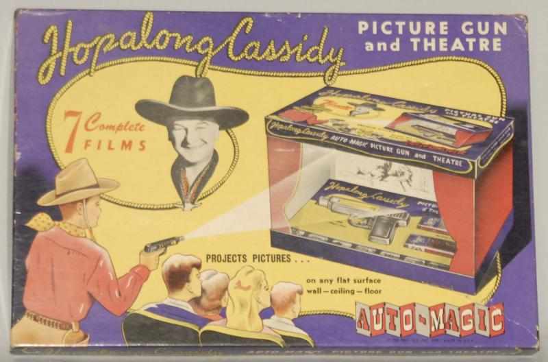 Appraisal: Hopalong Cassidy Picture Gun Theater Set Vintage Includes original box