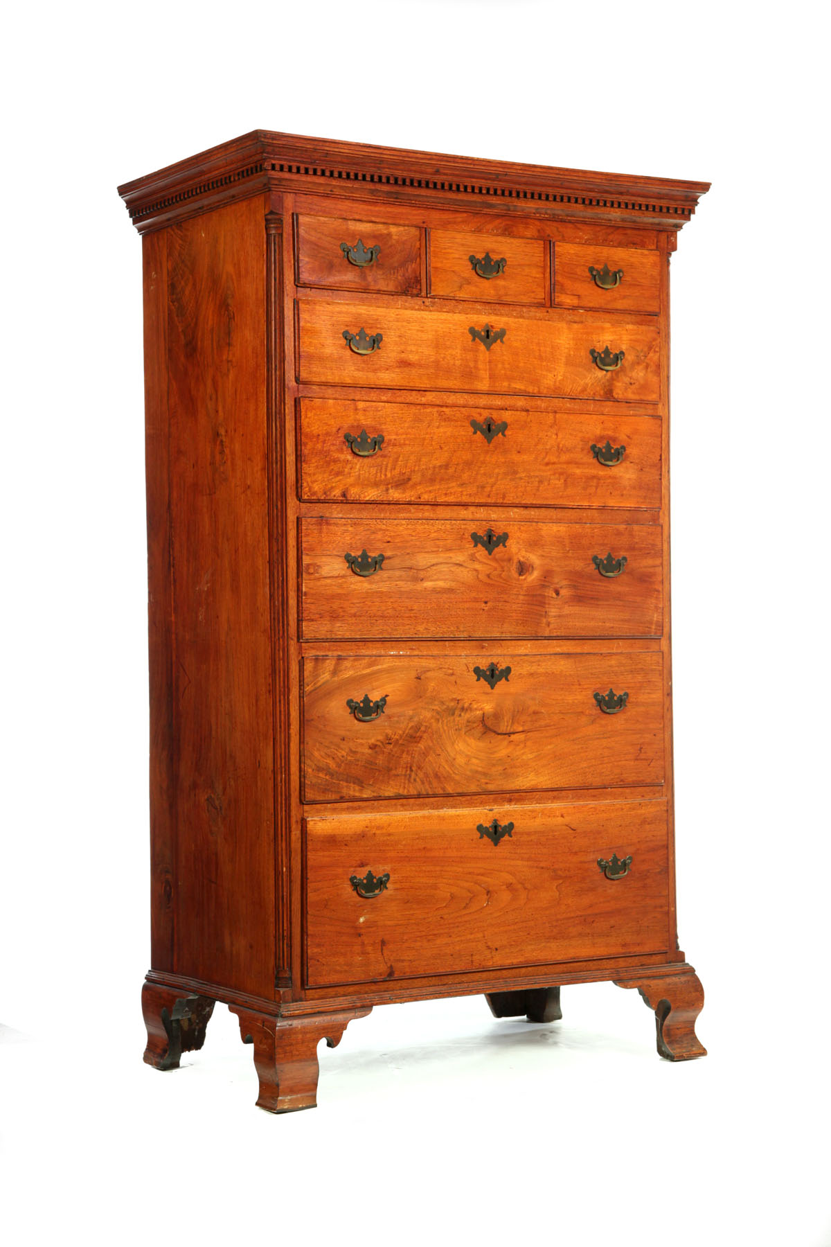 Appraisal: CHIPPENDALE TALL CHEST OF DRAWERS Probably Pennsylvania late th century